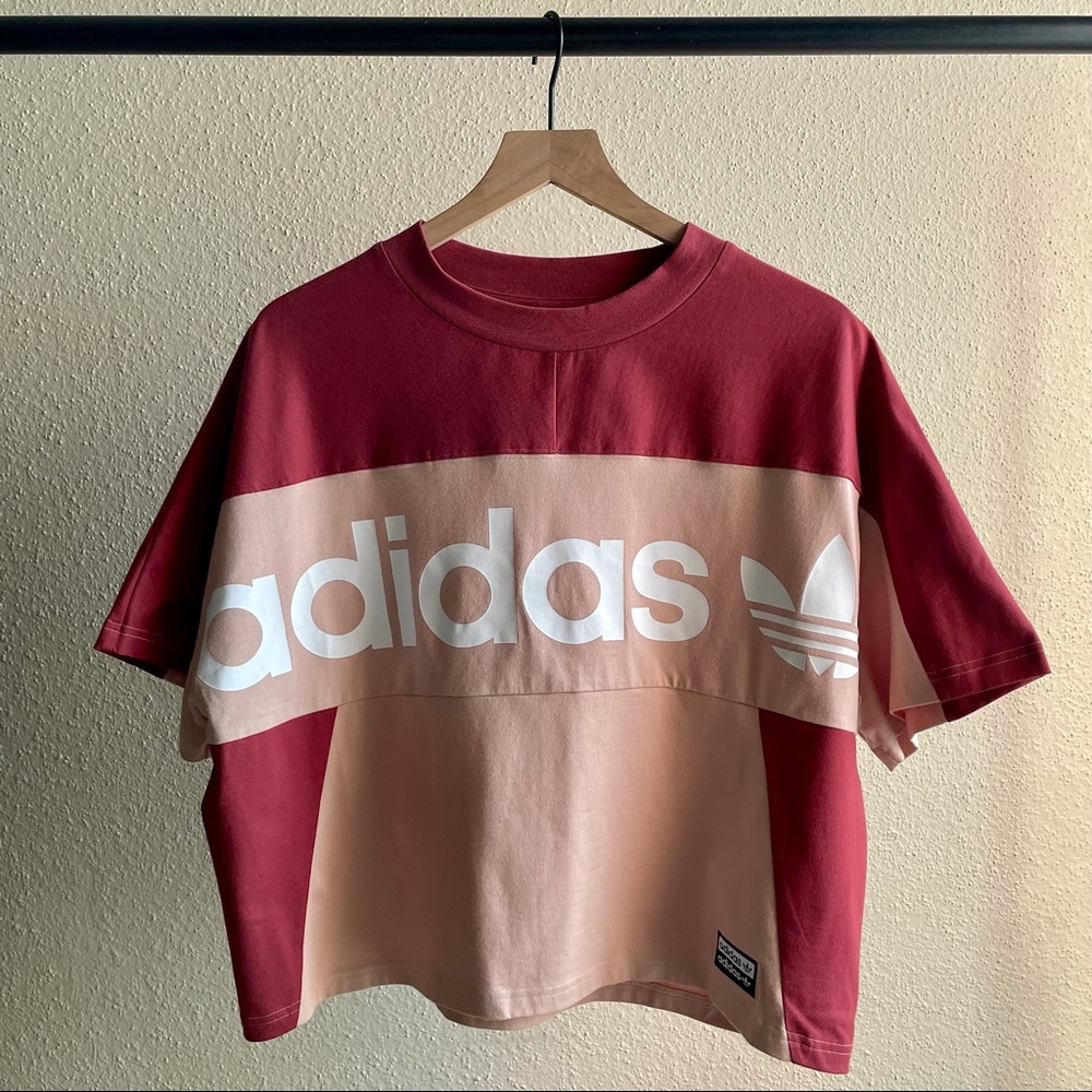 Adidas cropped tee